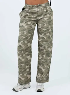 Princess Polly Ravenslea Cargo Pants  Light Camouflage Store