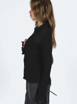 Princess Polly Ravil Shirt Black Online