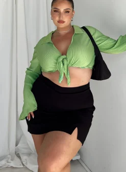 Princess Polly Ravyn Skortcurve   Black Online