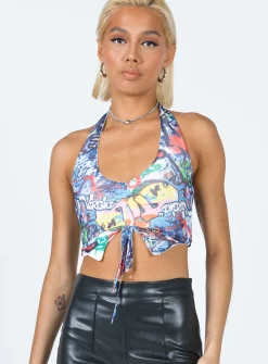 Princess Polly Rayna Topmulti Blue Discount