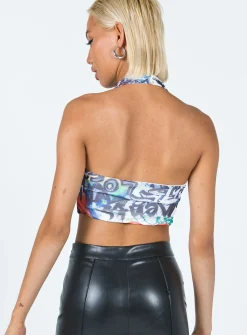 Princess Polly Rayna Topmulti Blue Discount