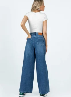 Princess Polly Rediy Wide Leg Jean Denim Discount