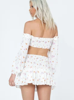 Princess Polly Reese Setfloral   White Shop