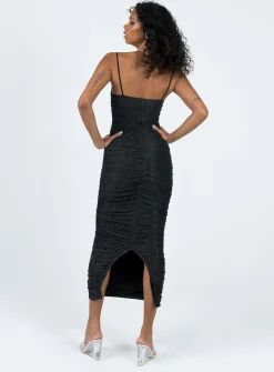 Princess Polly Reeva Maxi Dress  Black Cheap