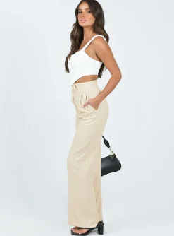 Princess Polly Regence Pants  Beige Shop