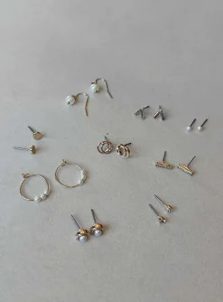 Princess Polly Reina Earring Pack  Gold Sale