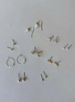 Princess Polly Reina Earring Pack  Gold Sale