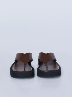Princess Polly Remi Sandal Chocolate   Brown Best