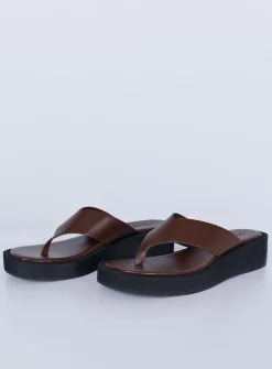 Princess Polly Remi Sandal Chocolate   Brown Best
