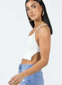 Princess Polly Remiah Top  White Discount