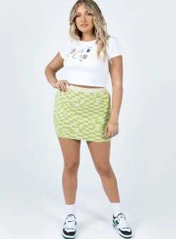 Princess Polly Renata Mini Skirt  Green Outlet