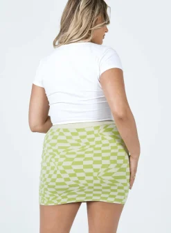 Princess Polly Renata Mini Skirt  Green Outlet
