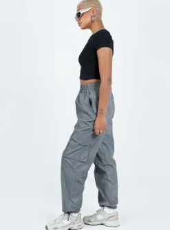Princess Polly Renni Pants  Grey New