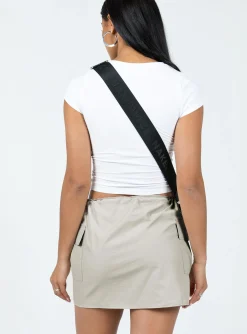 Princess Polly Renwick Chute Mini Skirt  Grey Sale