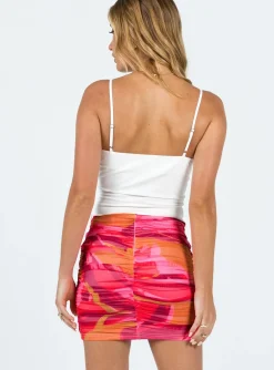 Princess Polly Reseda Mini Skirt Pink Flash Sale