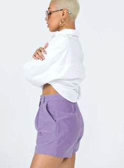 Princess Polly Rhanni Shorts  Purple Outlet