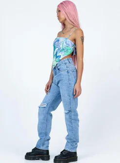 Princess Polly Rheannon Straight Legjeans   Denim Clearance