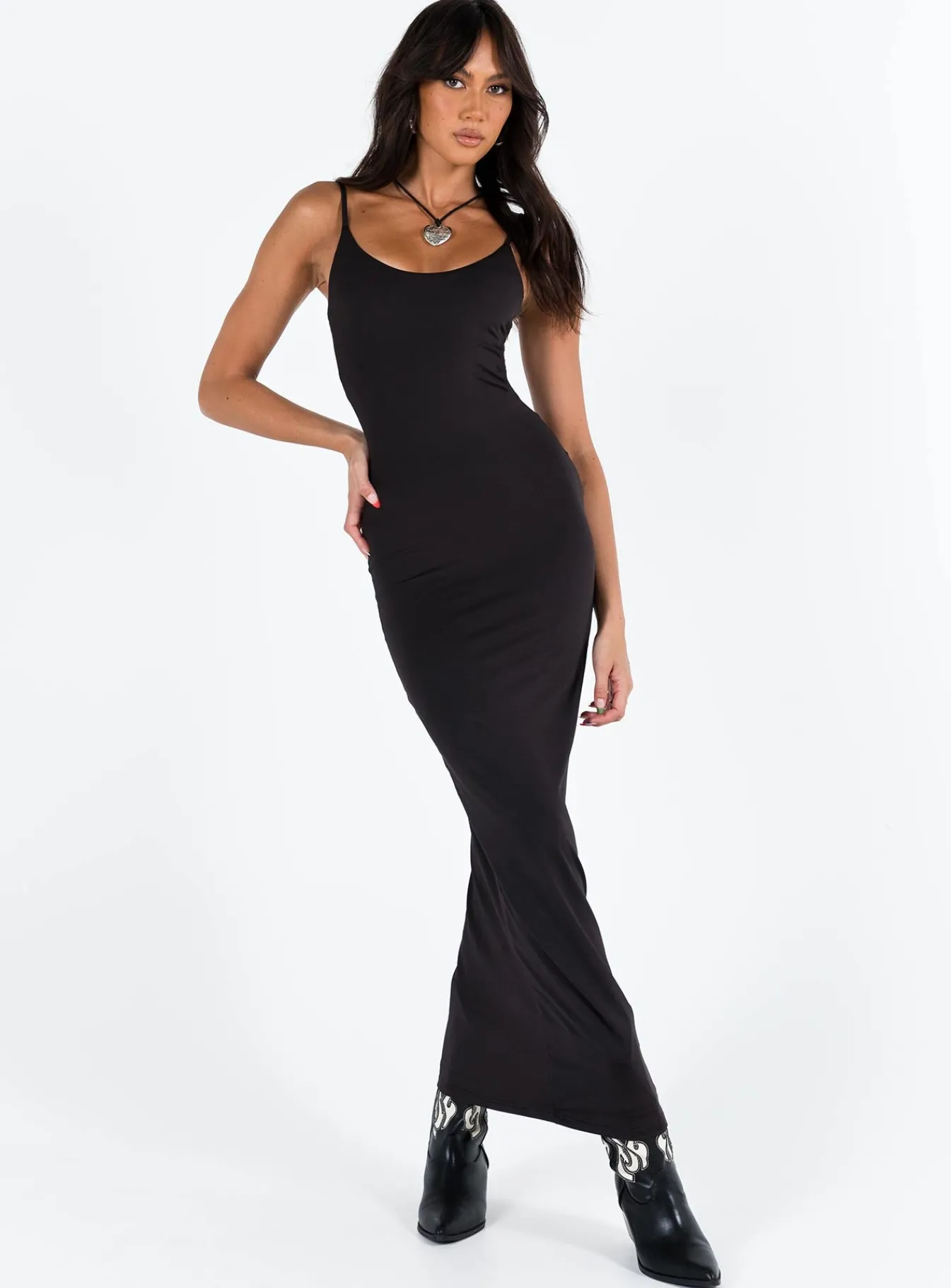 Princess Polly Riana Maxi Dress Black Flash Sale