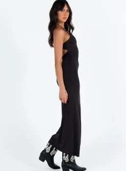 Princess Polly Riana Maxi Dress Black Flash Sale