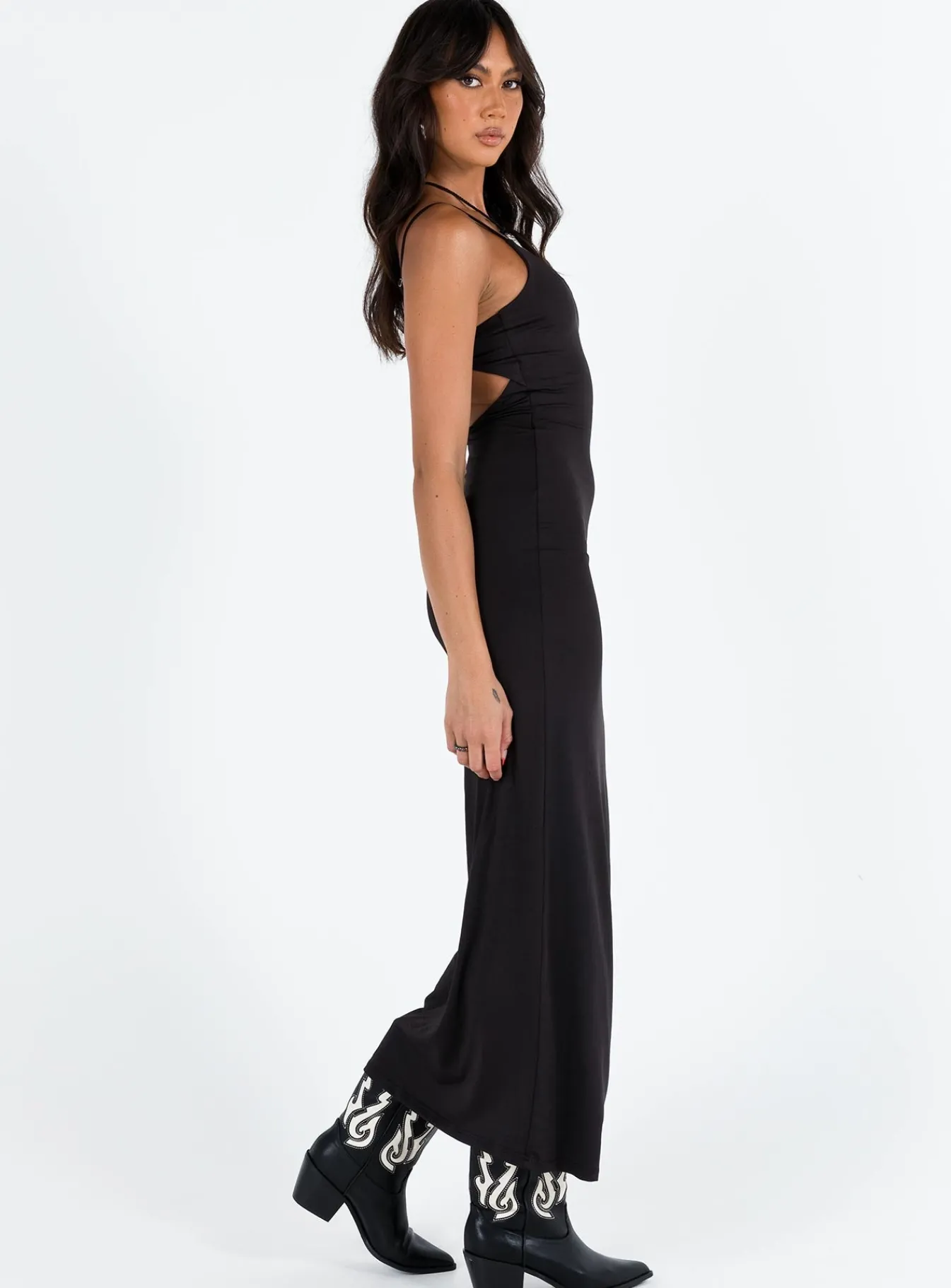 Princess Polly Riana Maxi Dress Black Flash Sale