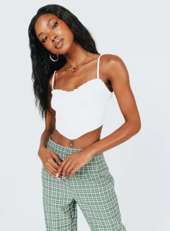 Princess Polly Ridley Top  White Online