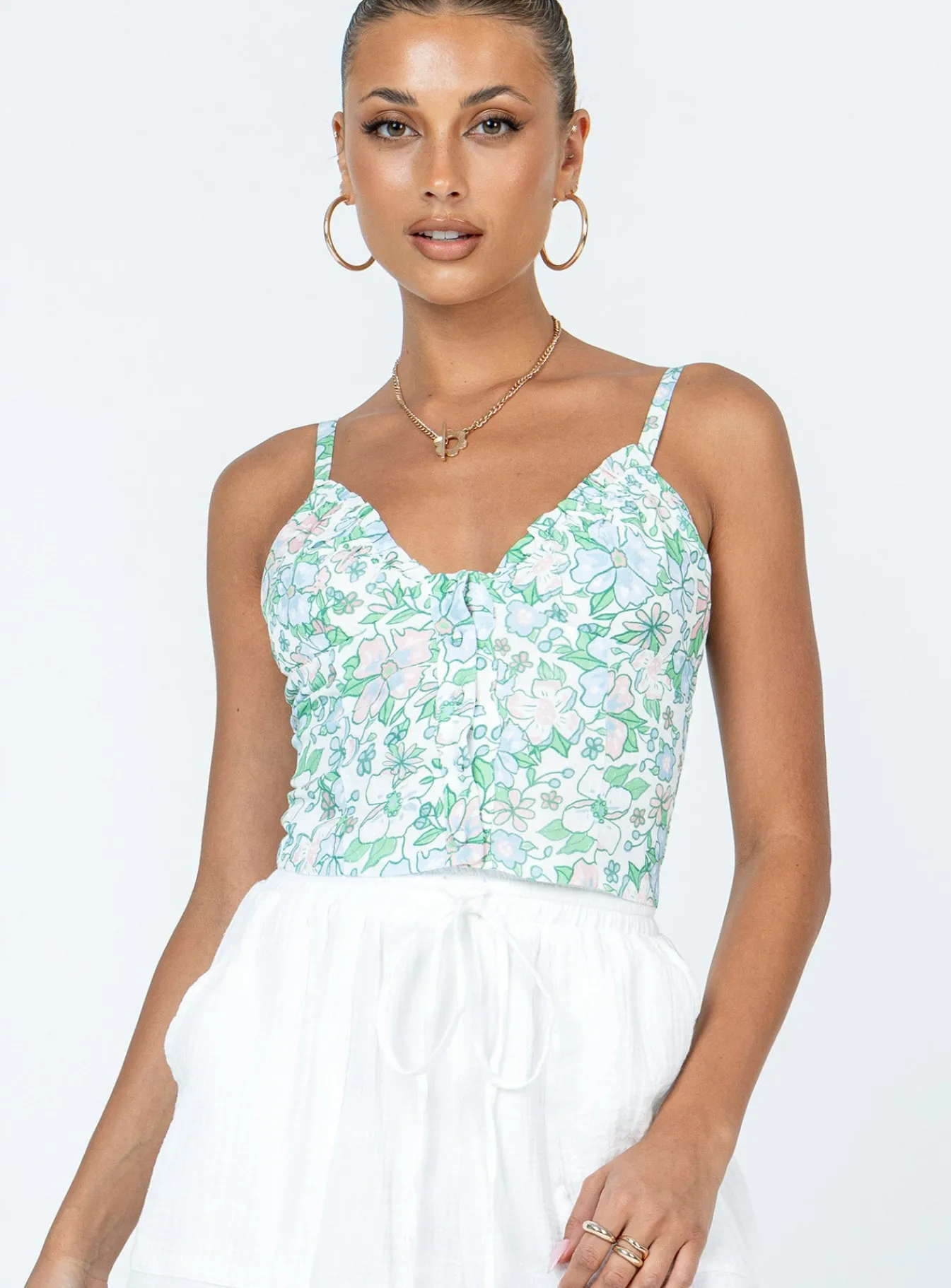 Princess Polly Rihannon Top Multi Hot