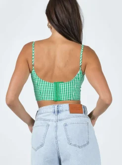 Princess Polly Rinaldi Top  Green Online