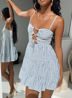 Princess Polly Rise Up Mini Dress  Navy Shop