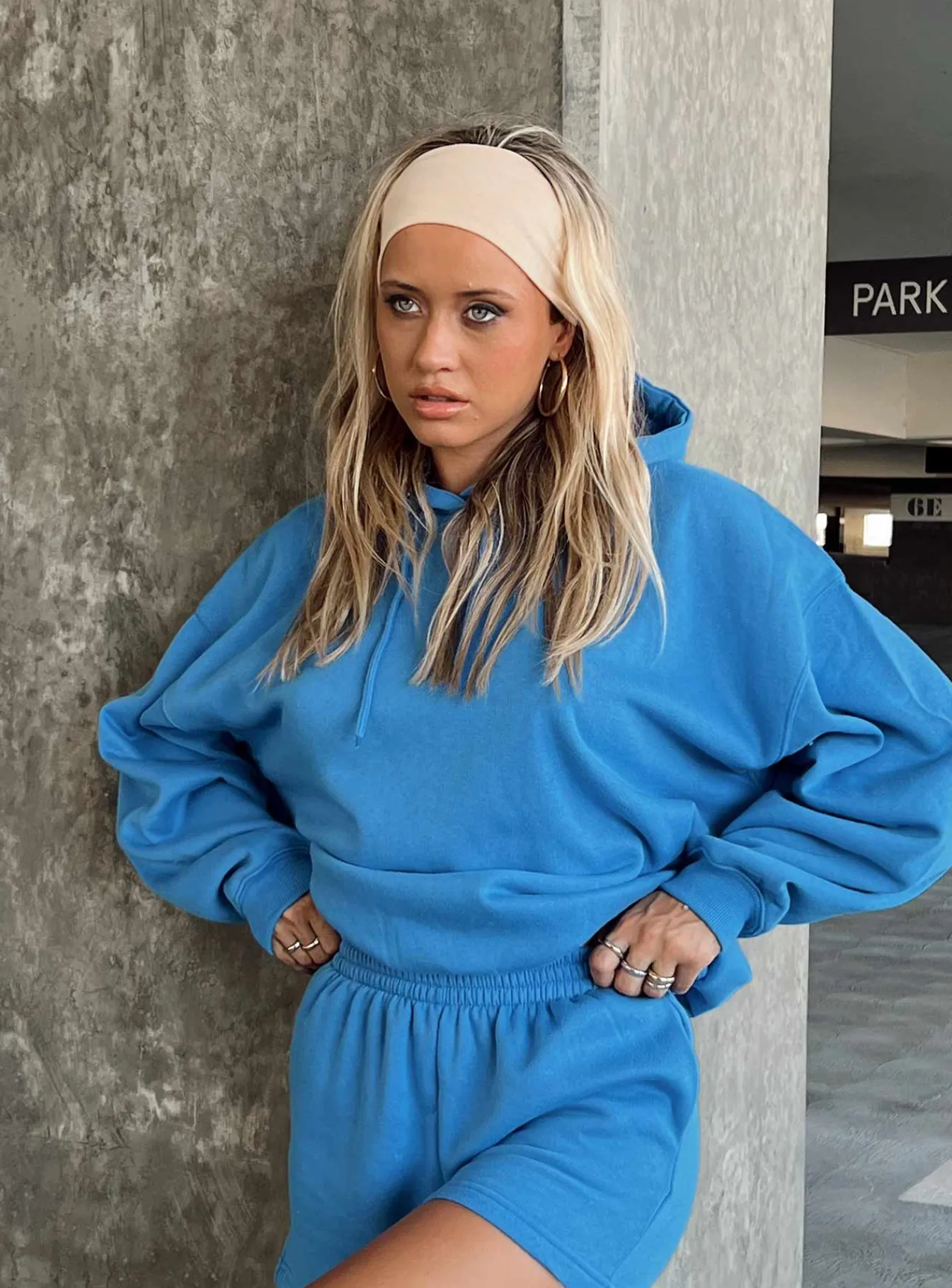 Princess Polly Ritu Oversized Hoodie Blue Outlet