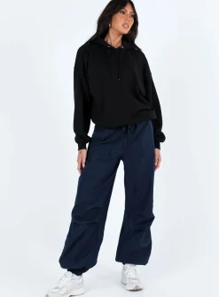 Princess Polly Ritu Oversized Hoodie  Black Cheap