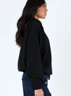 Princess Polly Ritu Oversized Hoodie  Black Cheap