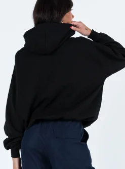 Princess Polly Ritu Oversized Hoodie  Black Cheap