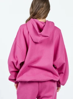 Princess Polly Ritu Oversized Hoodie Pink Cheap
