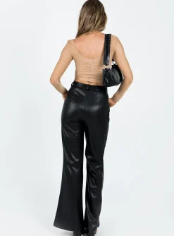 Princess Polly Road Trip Pants  Black Best Sale