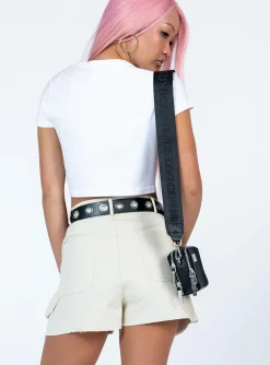 Princess Polly Rogers Shorts  Beige Sale