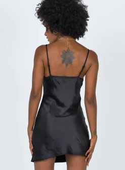 Princess Polly Roman Mini Dress  Black Clearance
