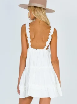 Princess Polly Romeo Mini Dress White Sale