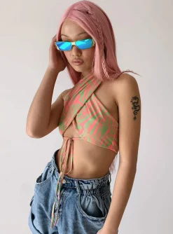 Princess Polly Ronin Top  Multi Flash Sale