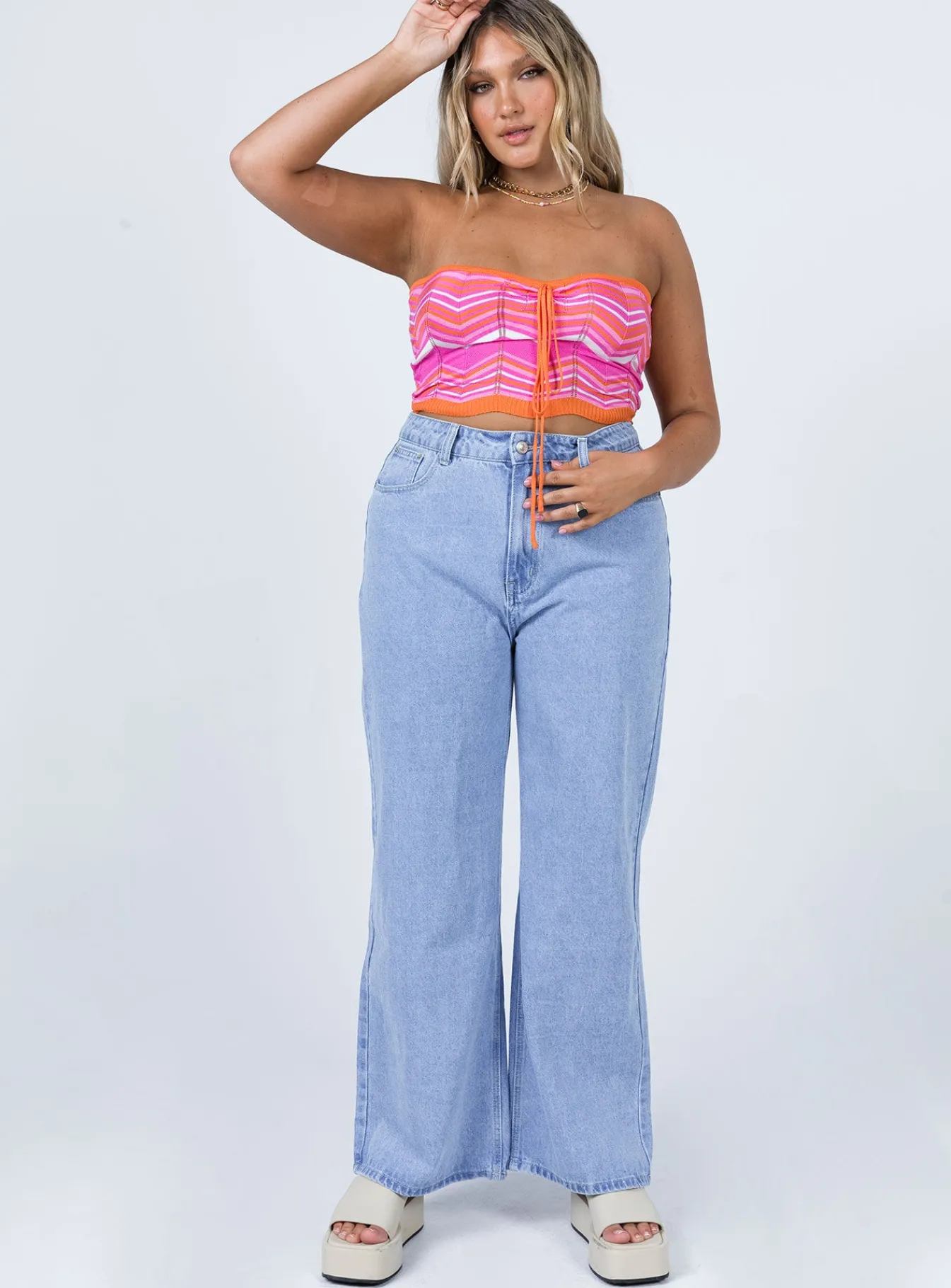 Princess Polly Rosalia Top Pink Cheap