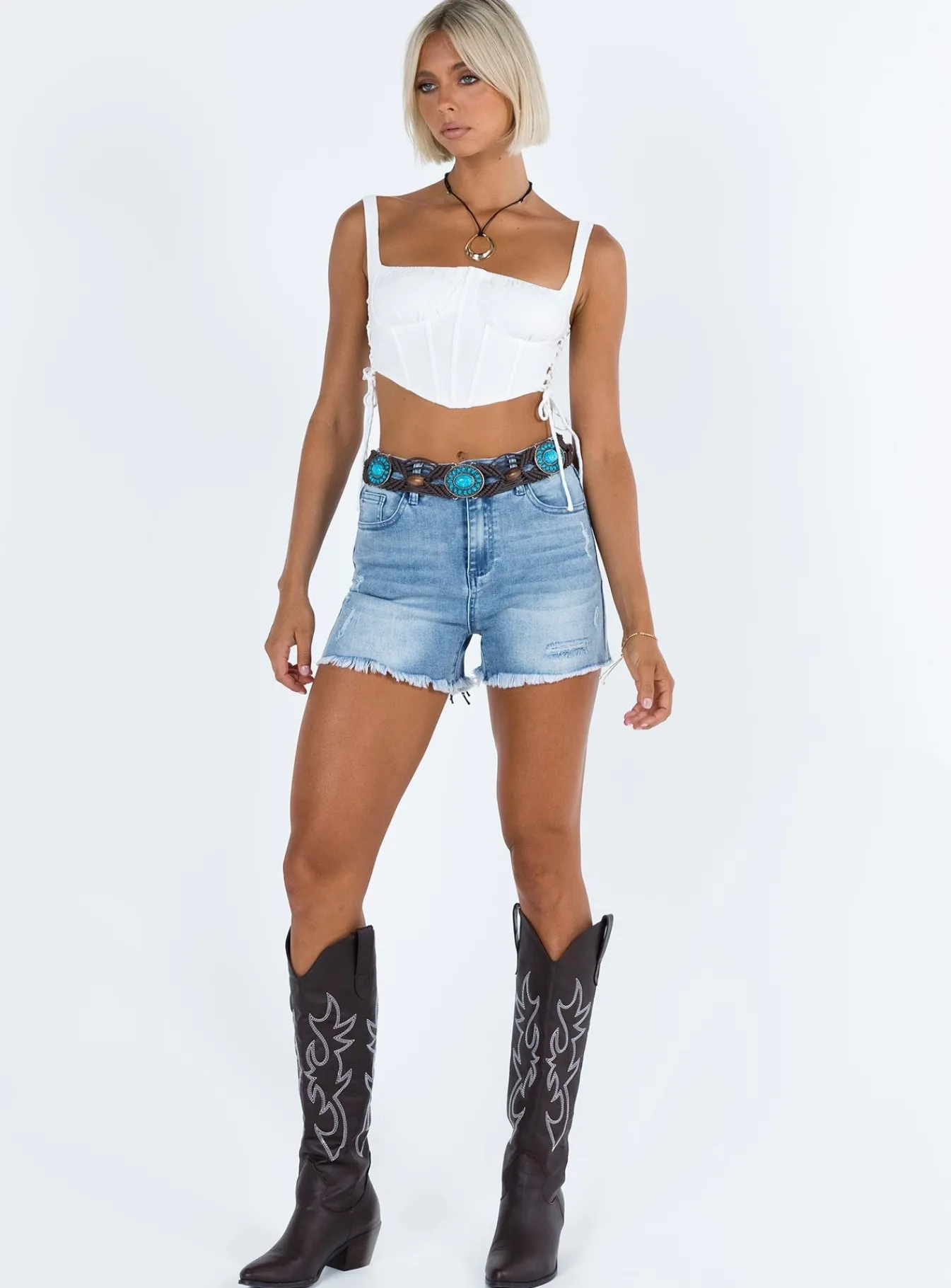 Princess Polly Rosello Top White Shop