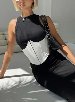 Princess Polly Rosina Underbust Corset White Best Sale
