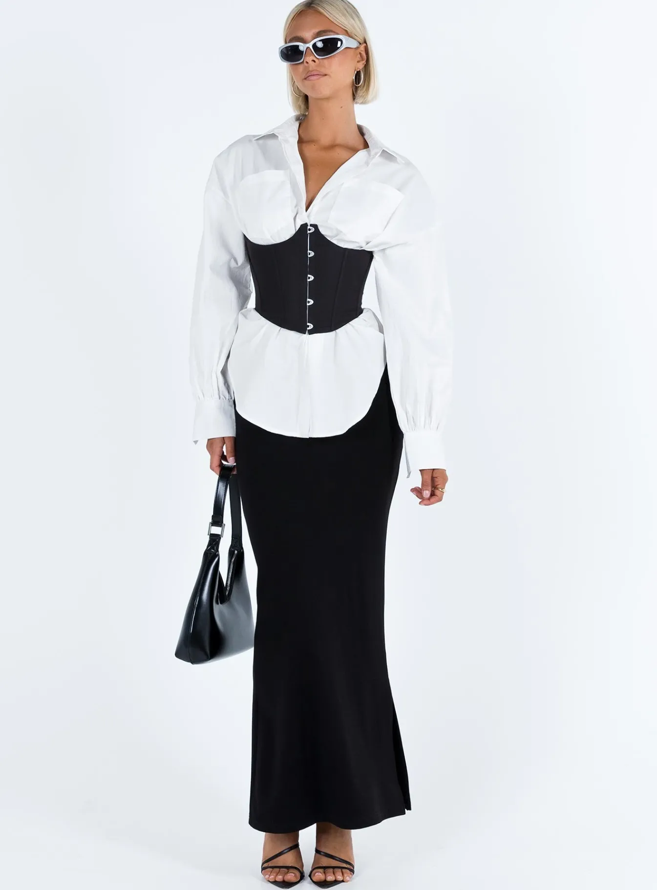 Princess Polly Rosina Underbust Corset Black Shop