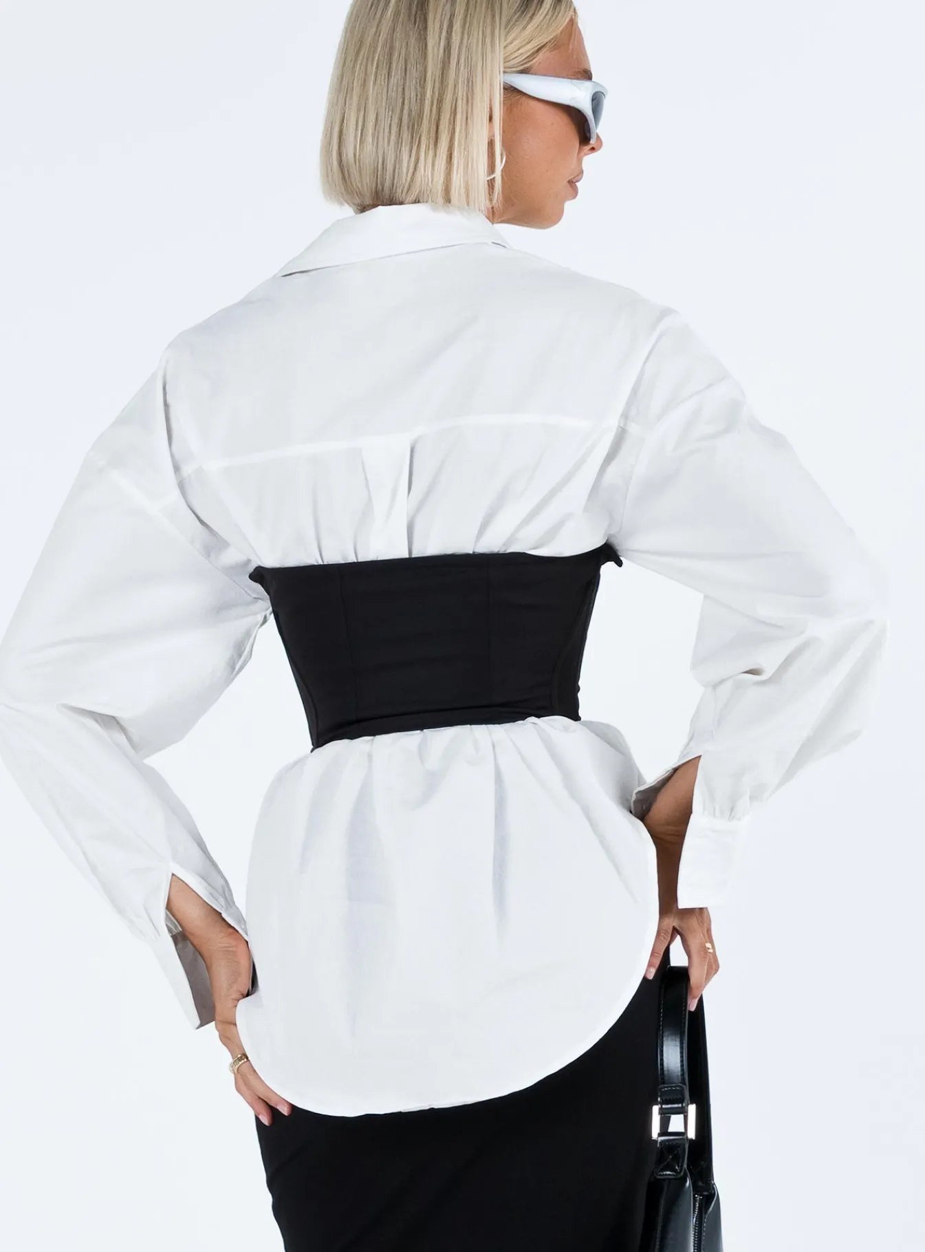 Princess Polly Rosina Underbust Corset Black Shop