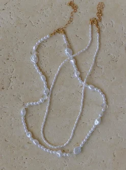 Princess Polly Rota Layered Necklace/ Pearl   Gold Online