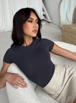 Princess Polly Rover Bodysuit  Grey Best