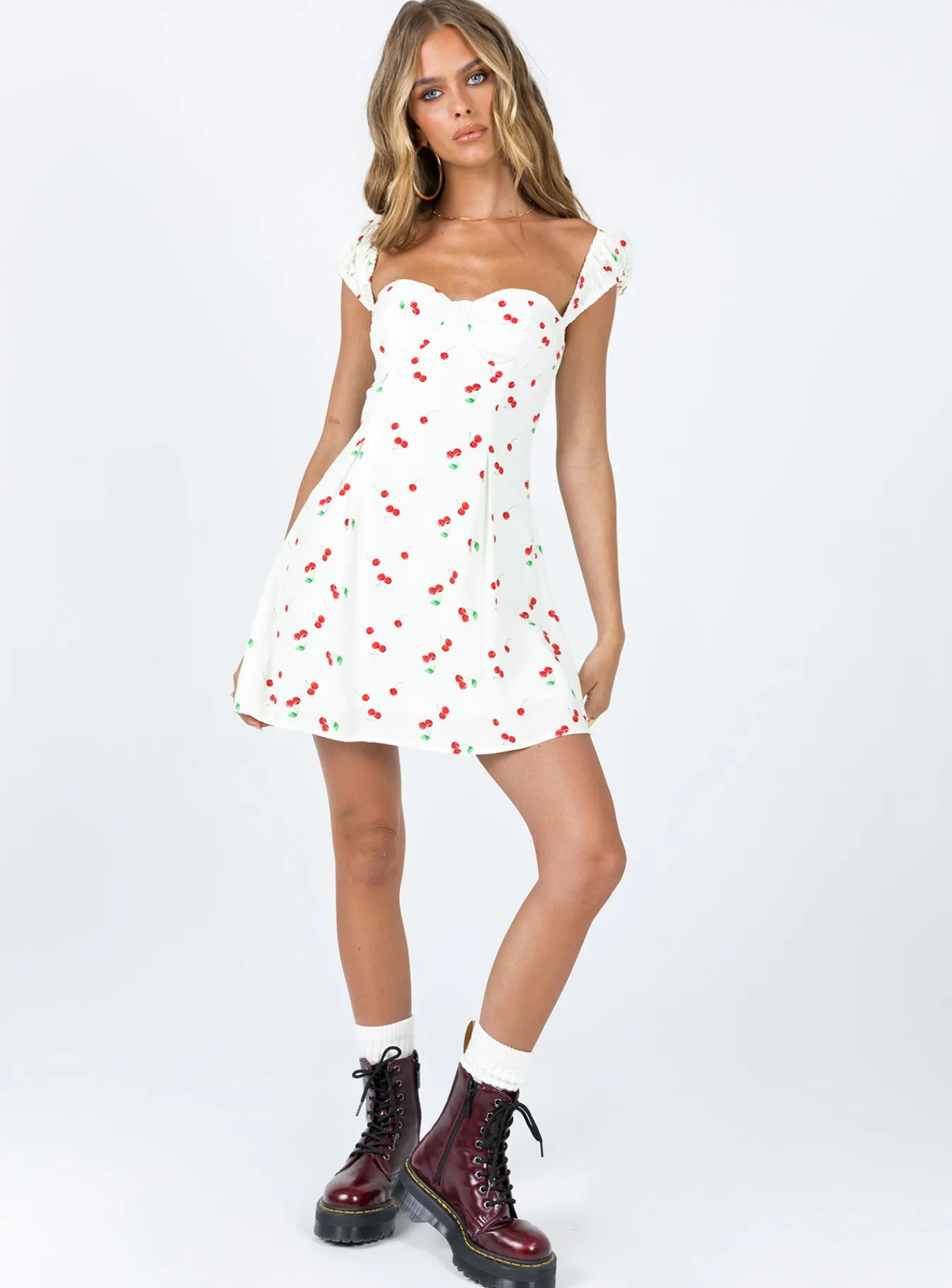 Princess Polly Rozalia Mini Dressmulti White Hot