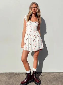 Princess Polly Rozalia Mini Dressmulti White Hot