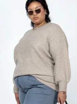 Princess Polly Ryanna Sweatercurve Beige Hot