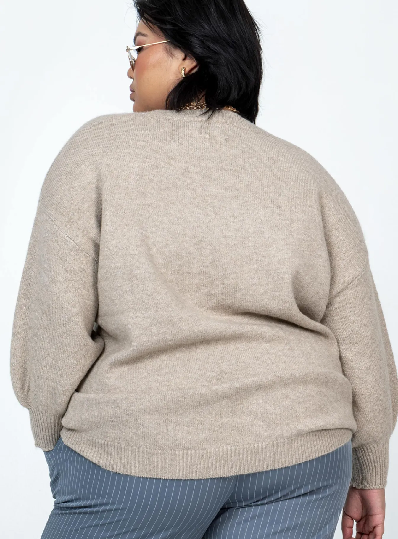 Princess Polly Ryanna Sweatercurve Beige Hot