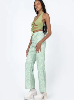 Princess Polly Ryllie Pants  Green Fashion